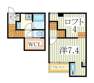 CB柏ヴェール【2階】の間取り