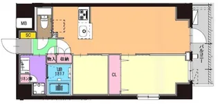 フレッチェ横浜【9階】の間取り