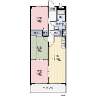 クレール メゾン【2階】の間取り