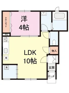新潟県新潟市東区柳ケ丘【アパート】の間取り