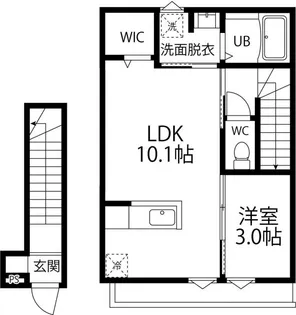 ファイブスター【2階】の間取り