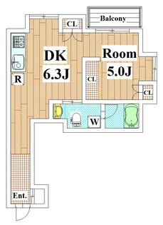 コリーヌ祐天寺【2階】の間取り