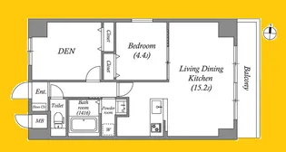 GROOVE豊中レジデンス【1階】の間取り