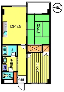 ツインパレスイースト【3階】の間取り