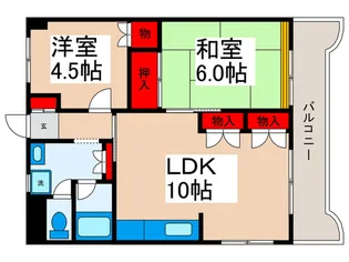 ヴィラアデュサム【2階】の間取り