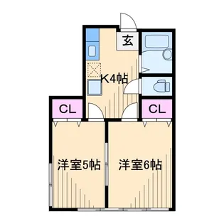 ブルーム菊名【2階】の間取り