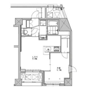 MALULANI千駄ヶ谷 マルラニ千駄ヶ谷【3階】の間取り