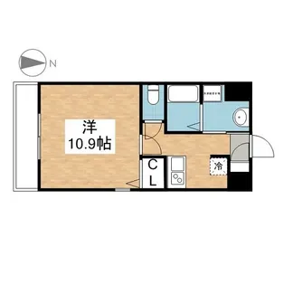 丹下キアーロ【3階】の間取り