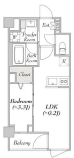 ルミーク北千住【4階】の間取り