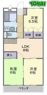 Arc-En-Ciel【3階】の間取り