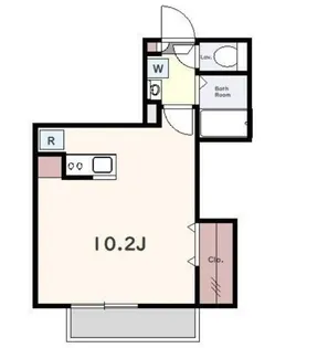 アーク鷺ノ宮【2階】の間取り