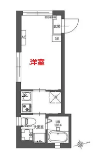 Tresor蒲田【4階】の間取り