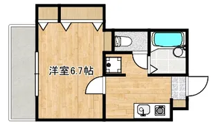 フラットコート【3階】の間取り