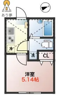 Prunus保土ヶ谷III【2階】の間取り