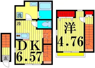 Cartello堀切の間取り