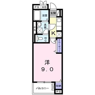 グランソレイユ【2階】の間取り