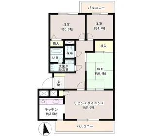 アビタシオン芦花公園【3階】の間取り