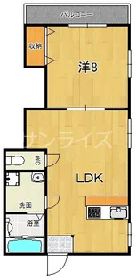 マンション山口【2階】の間取り