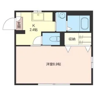 フローラ・セゾン【1階】の間取り