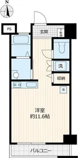 三洋キャッスルハイツ【7階】の間取り