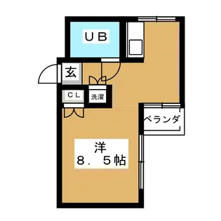 晴嵐マンション【3階】の間取り