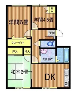 ガーデンテラス薫風【3階】の間取り