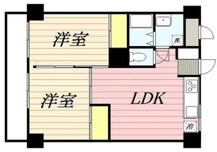 広栄ハイツ【3階】の間取り
