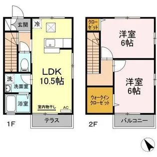 プレジオヤマダ A棟の間取り