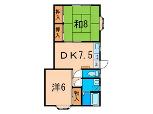 フォレストア-バン【1階】の間取り