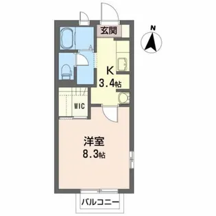ステージ通町A【1階】の間取り