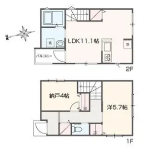 MELLAS浦安の間取り