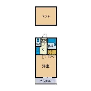 ティアーズ妻田【2階】の間取り