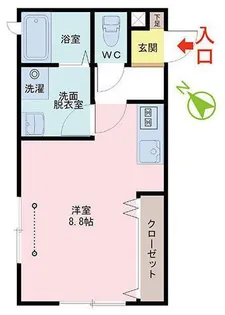 Le bel age【2階】の間取り