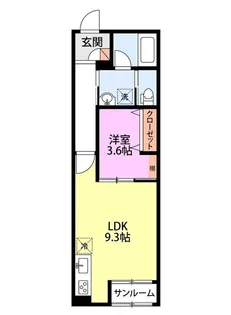 アルチェ吉田【1階】の間取り
