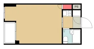 宝マンション常盤台【2階】の間取り