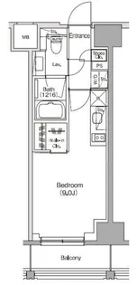ザ・パークハビオ飯田橋プレイス【4階】の間取り
