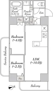 ルミーク浅草【5階】の間取り