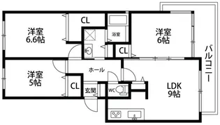 パスト大宮【3階】の間取り