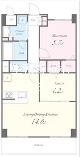 サン シエロ東今里【6階】の間取り