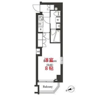 ARKMARK大森西【4階】の間取り
