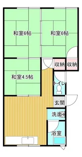 コーポ近見【2階】の間取り
