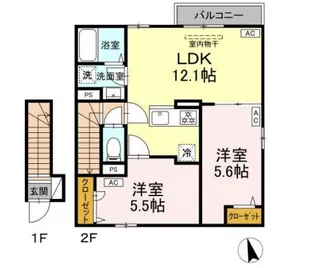 セレスティア平和台の間取り