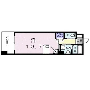 クレメント タカラ【3階】の間取り