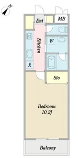 ルミエール【4階】の間取り