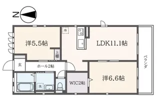 シャングリラ【2階】の間取り