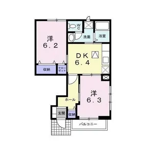 プレステージA【1階】の間取り