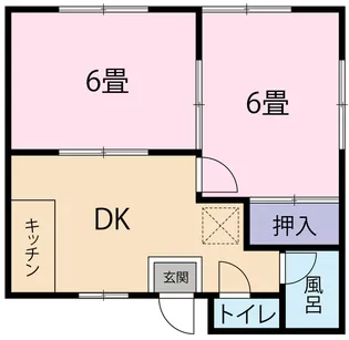サンハイム牛久【2階】の間取り