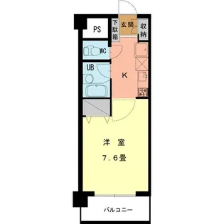 ロイヤルウイング【5階】の間取り