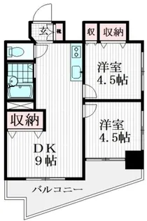 東和ダイヤモンドマンション【10階】の間取り