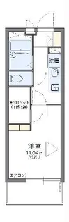 レオパレスカーサ みずほ【4階】の間取り
